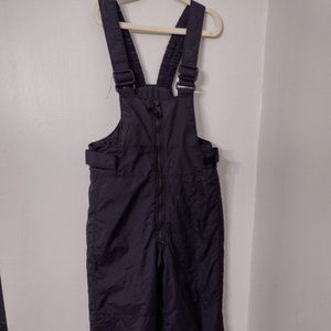 Columbia Snowboard Ski Bib Overalls Black Youth Size 8